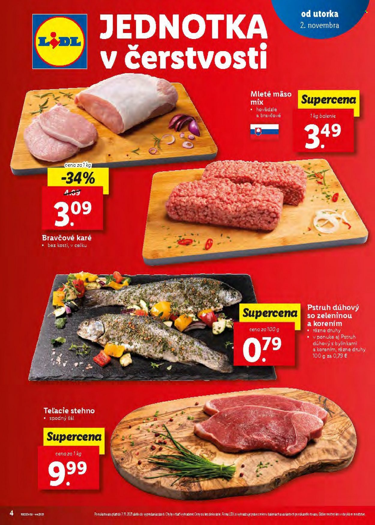 Leták Lidl - 4.11.2021 - 7.11.2021. Strana 4