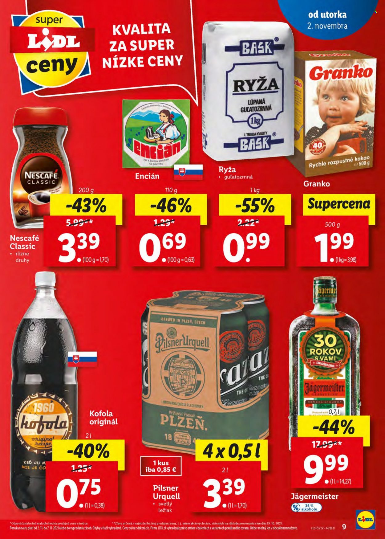 Leták Lidl - 4.11.2021 - 7.11.2021. Strana 9