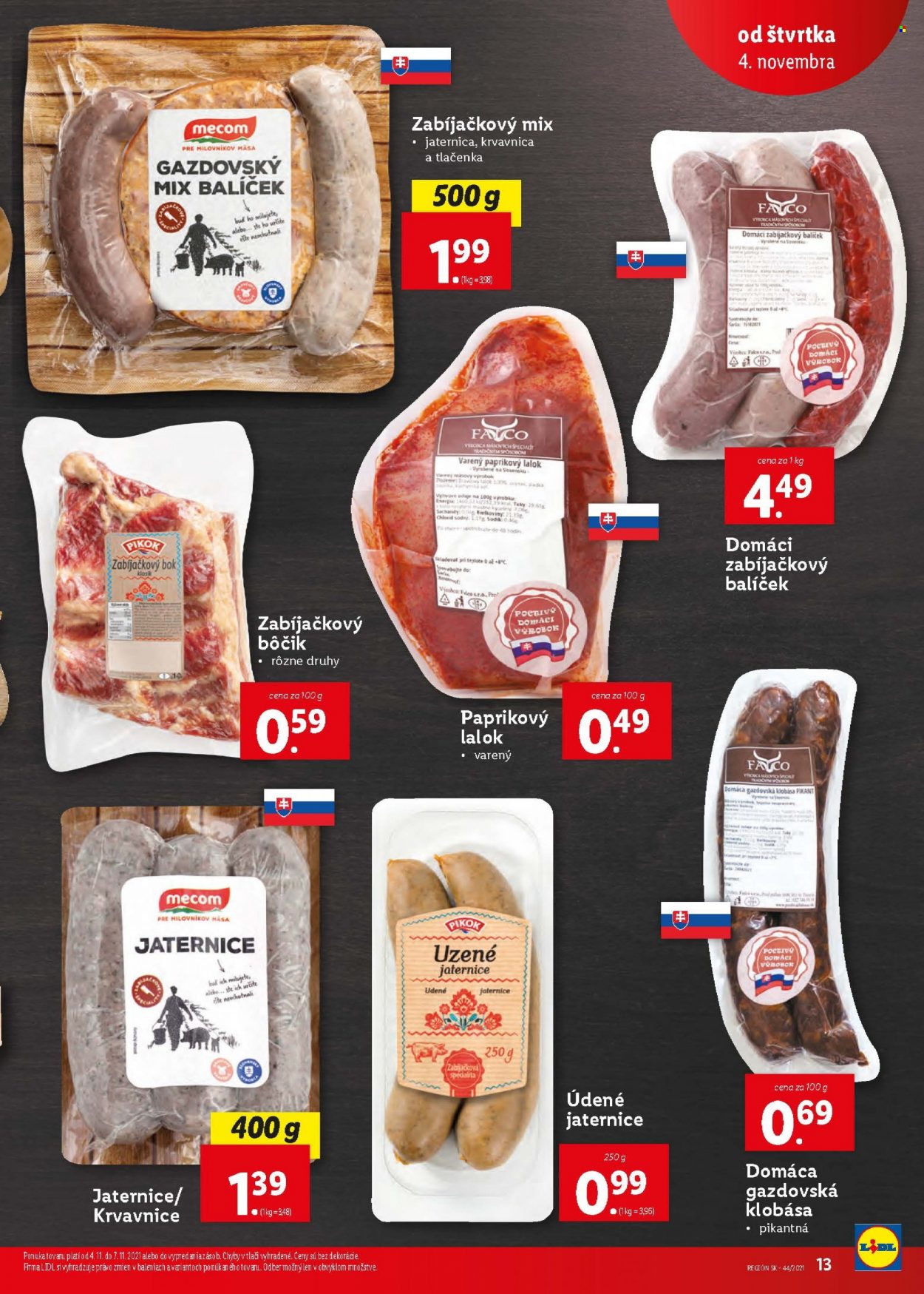 Leták Lidl - 4.11.2021 - 7.11.2021. Strana 13