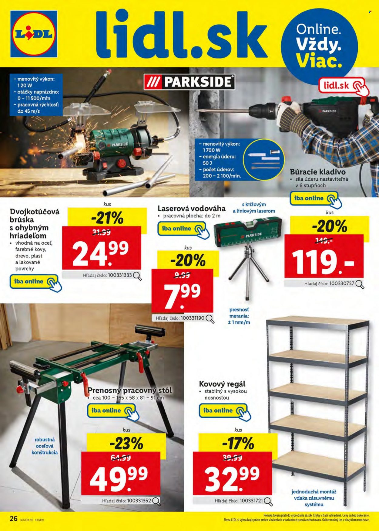 Leták Lidl - 4.11.2021 - 7.11.2021. Strana 26
