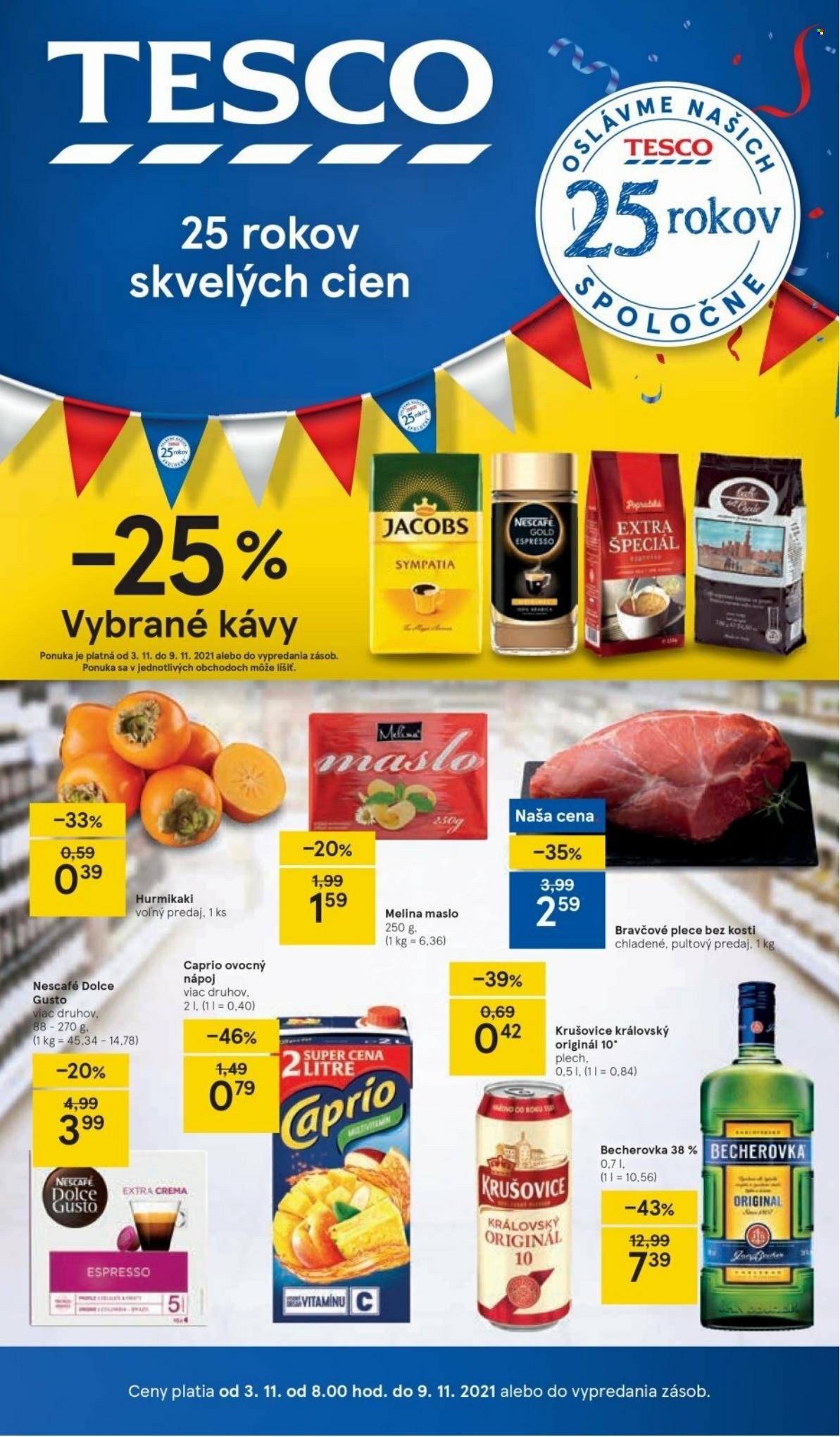 Leták TESCO - 3.11.2021 - 9.11.2021. Strana 1