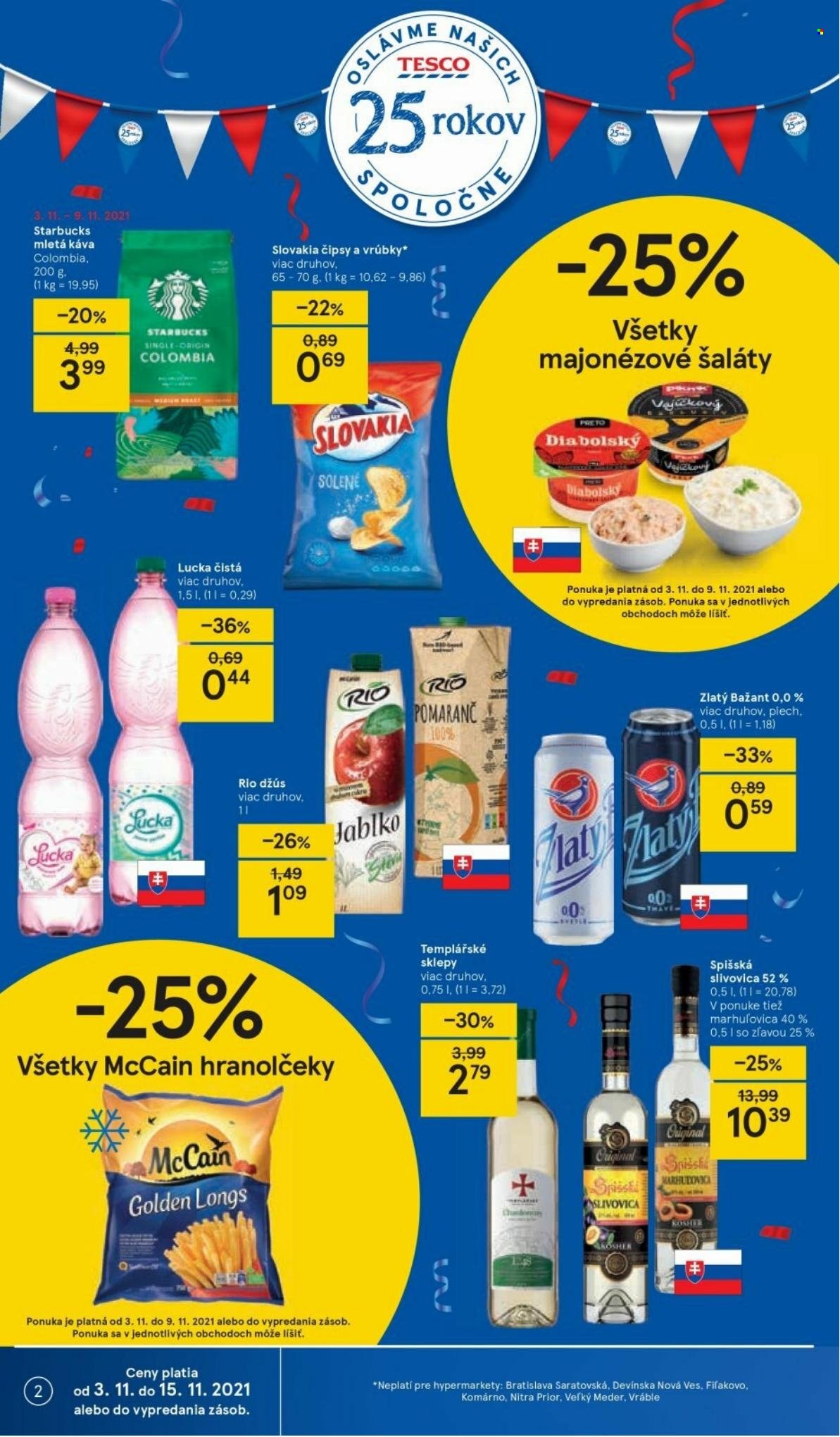 Leták TESCO - 3.11.2021 - 9.11.2021. Strana 2