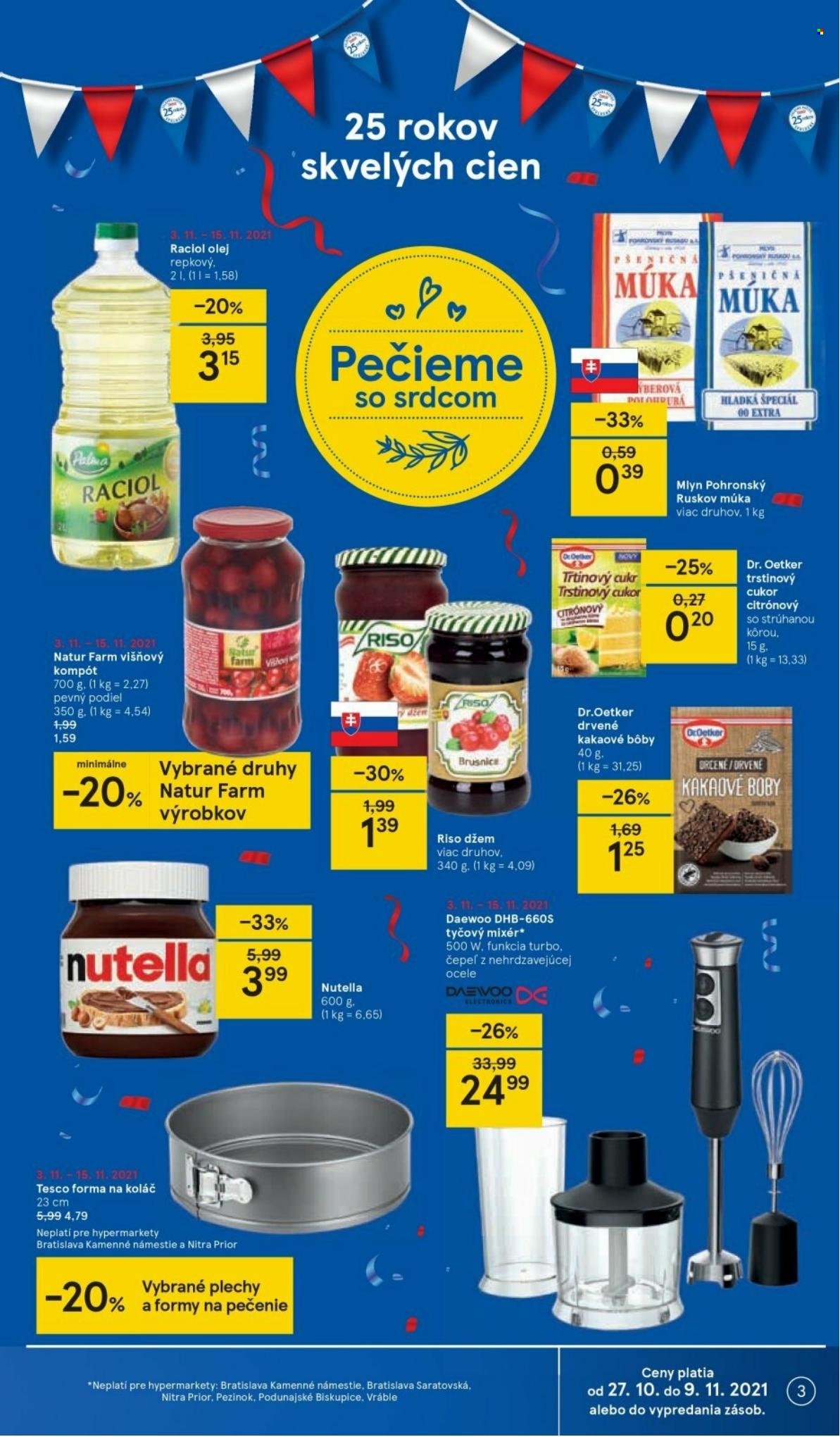 Leták TESCO - 3.11.2021 - 9.11.2021. Strana 3