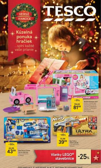 Leták TESCO - 3.11.2021 - 18.11.2021.