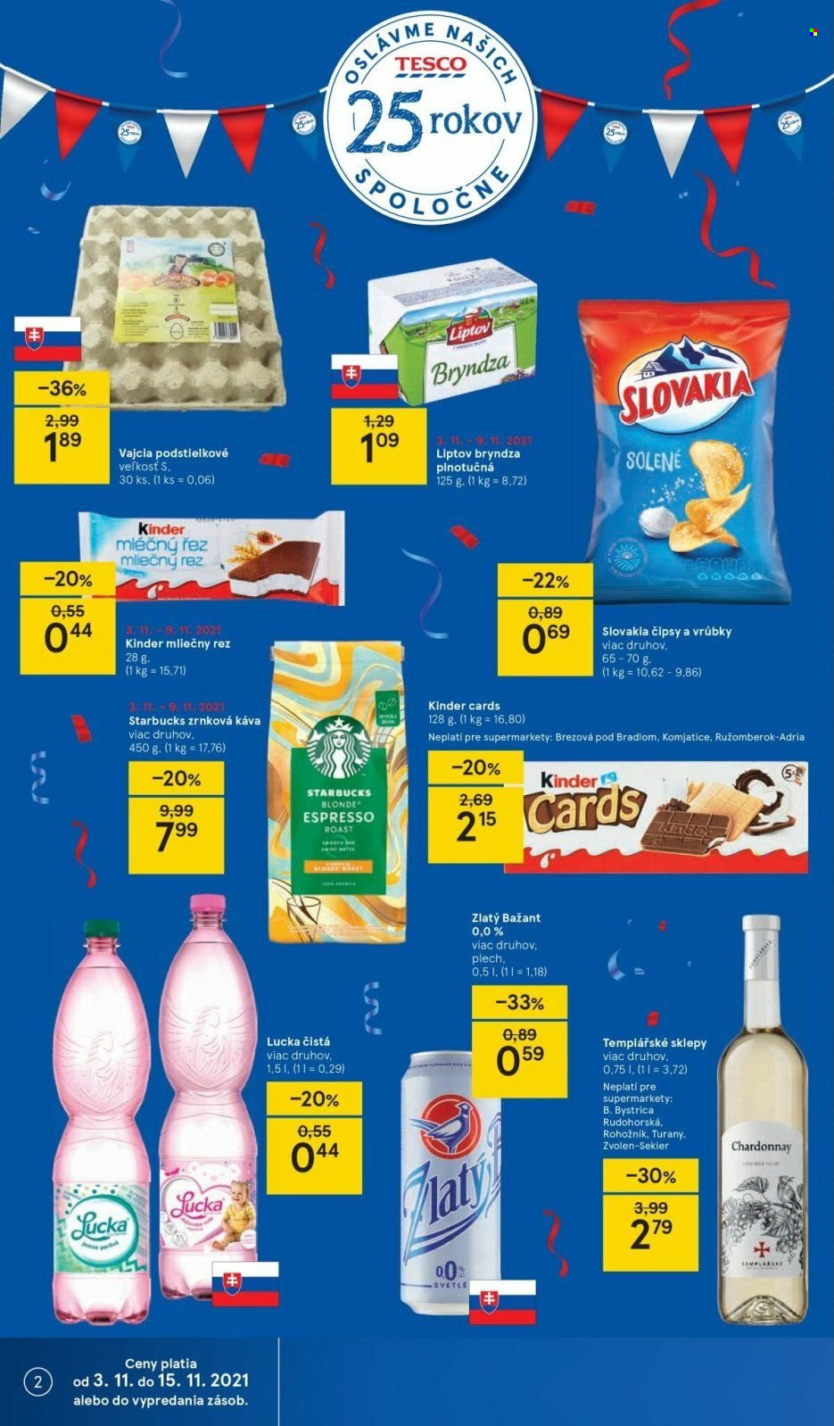 Leták TESCO supermarket - 3.11.2021 - 9.11.2021. Strana 2