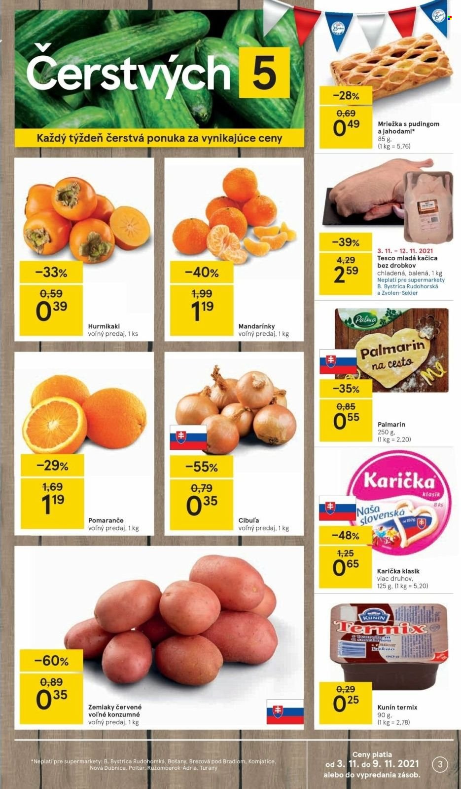 Leták TESCO supermarket - 3.11.2021 - 9.11.2021. Strana 3