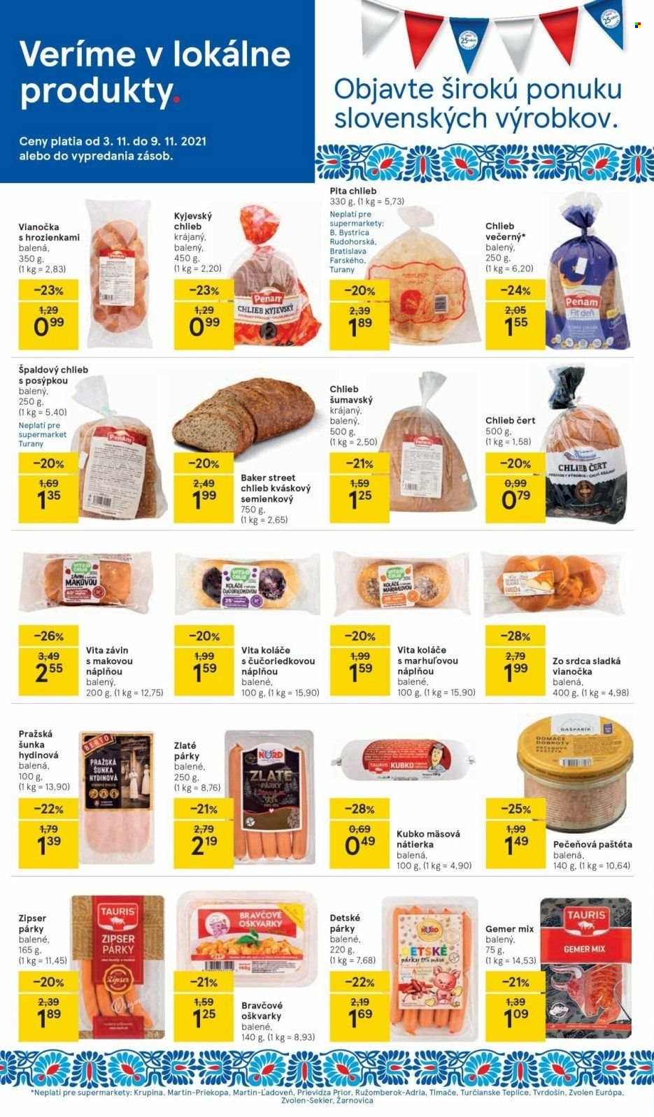 Leták TESCO supermarket - 3.11.2021 - 9.11.2021. Strana 4