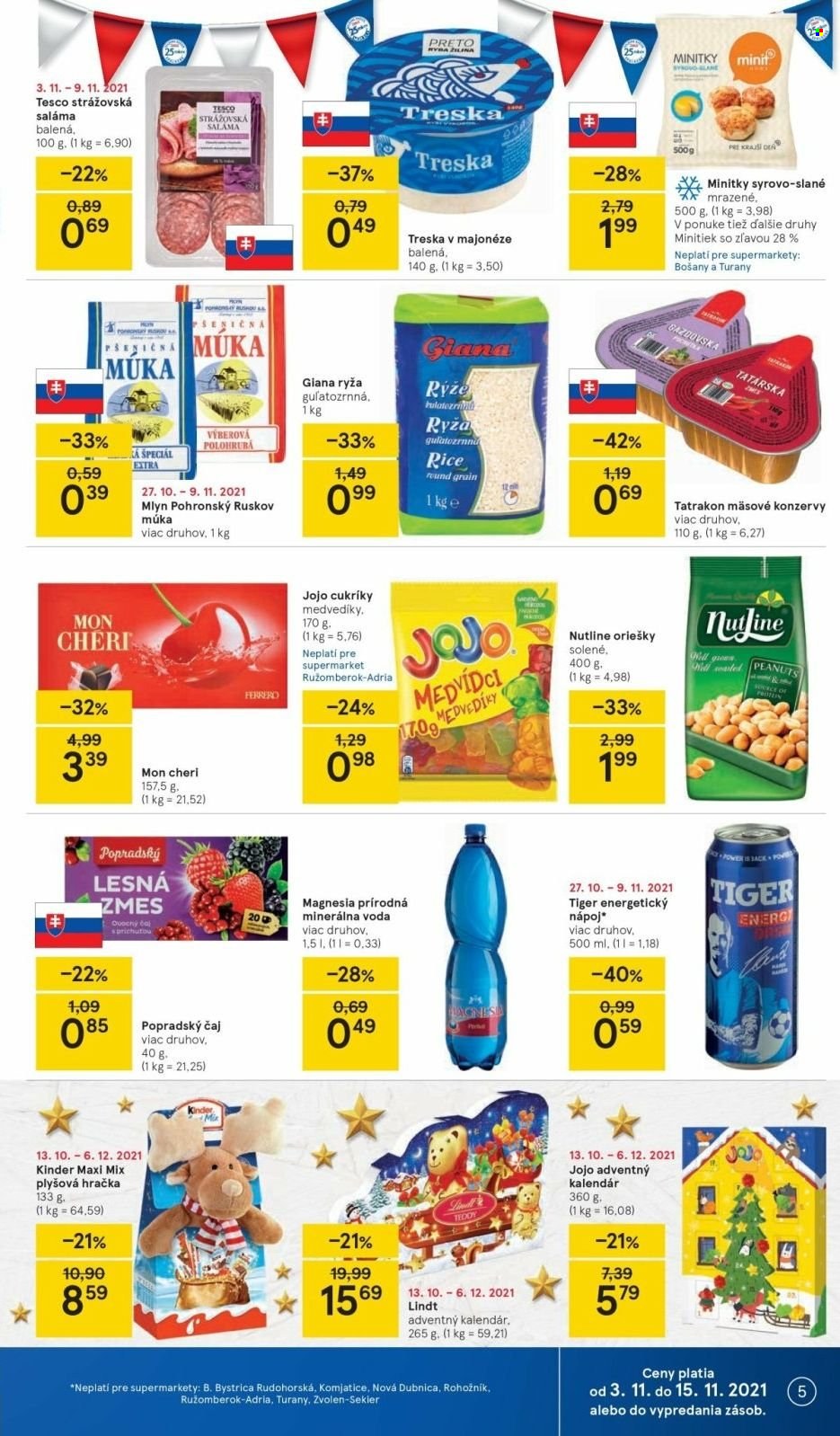Leták TESCO supermarket - 3.11.2021 - 9.11.2021. Strana 5