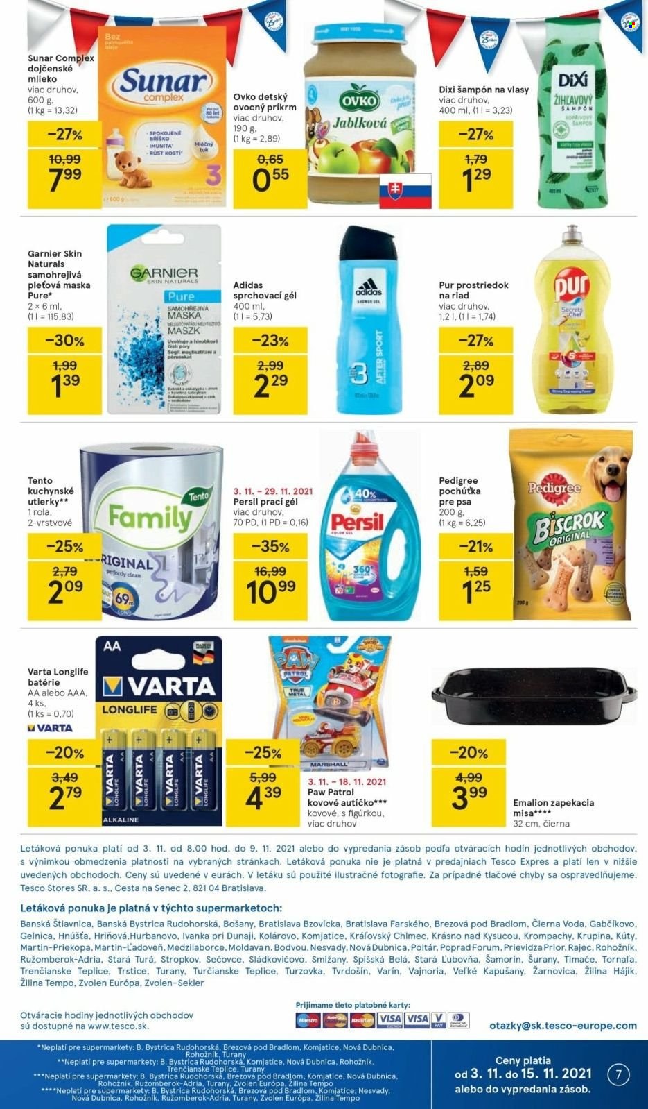 Leták TESCO supermarket - 3.11.2021 - 9.11.2021. Strana 7