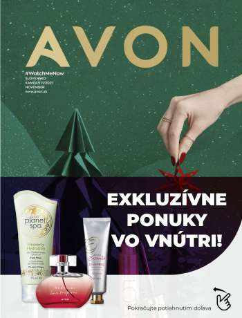 Leták Avon - 1.11.2021 - 30.11.2021.