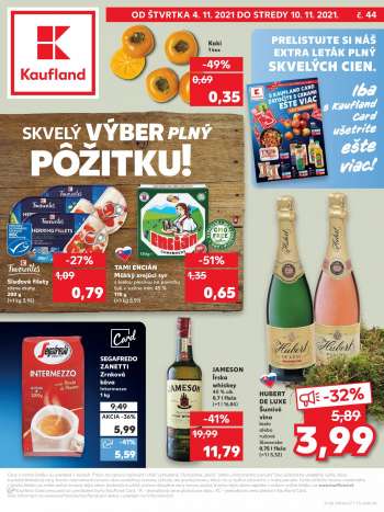 Leták Kaufland - 4.11.2021 - 10.11.2021.