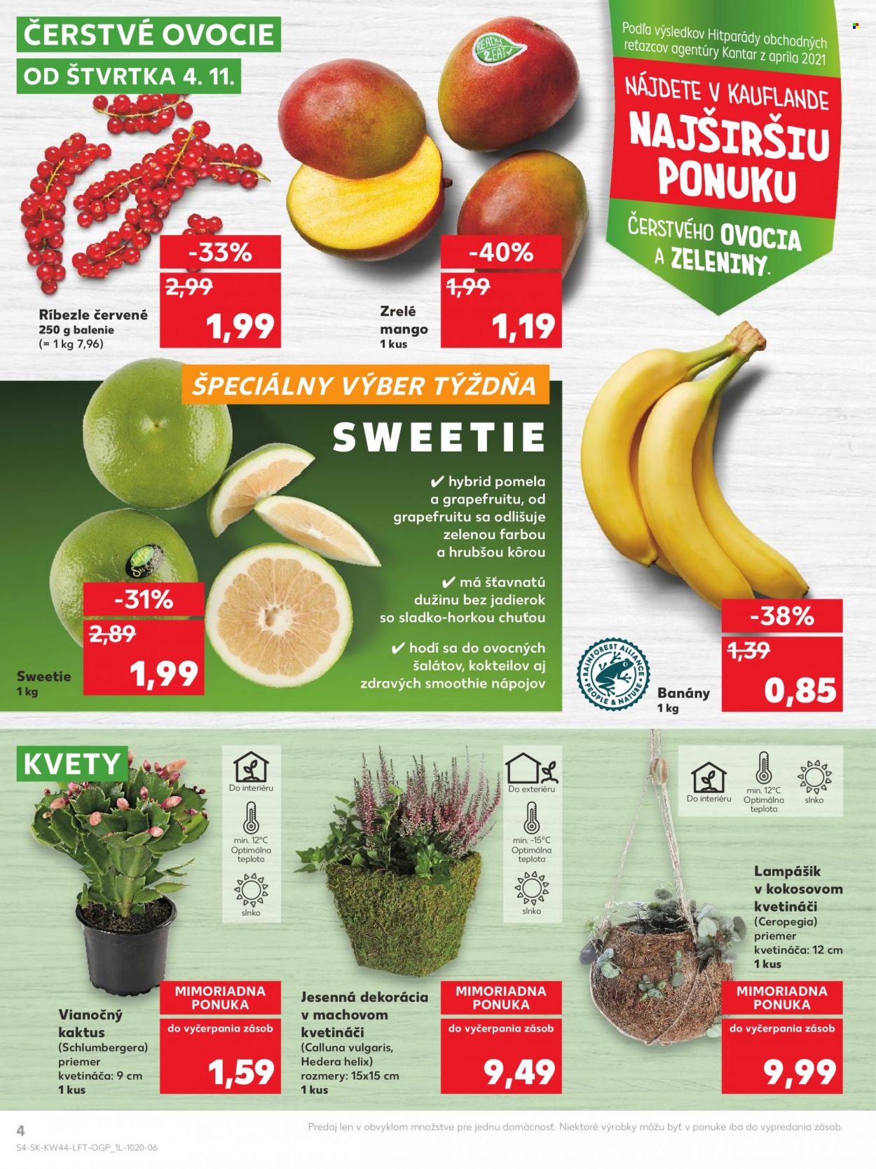 Leták Kaufland - 4.11.2021 - 10.11.2021. Strana 4