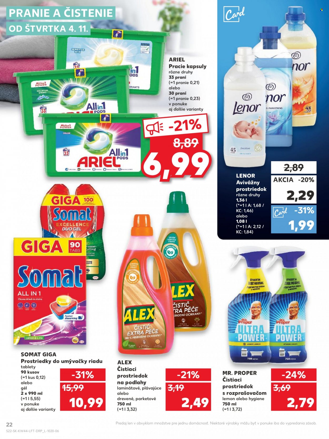 Leták Kaufland - 4.11.2021 - 10.11.2021. Strana 22