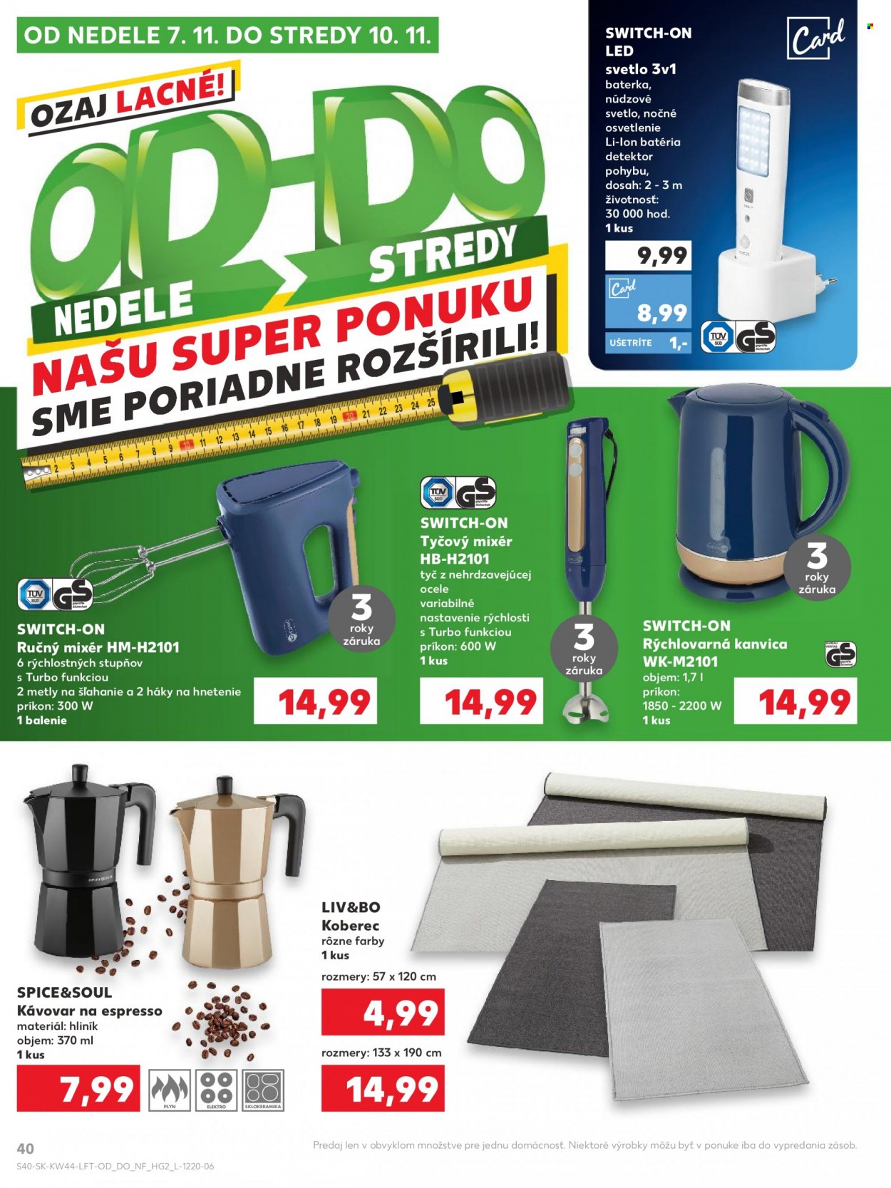 Leták Kaufland - 4.11.2021 - 10.11.2021. Strana 40