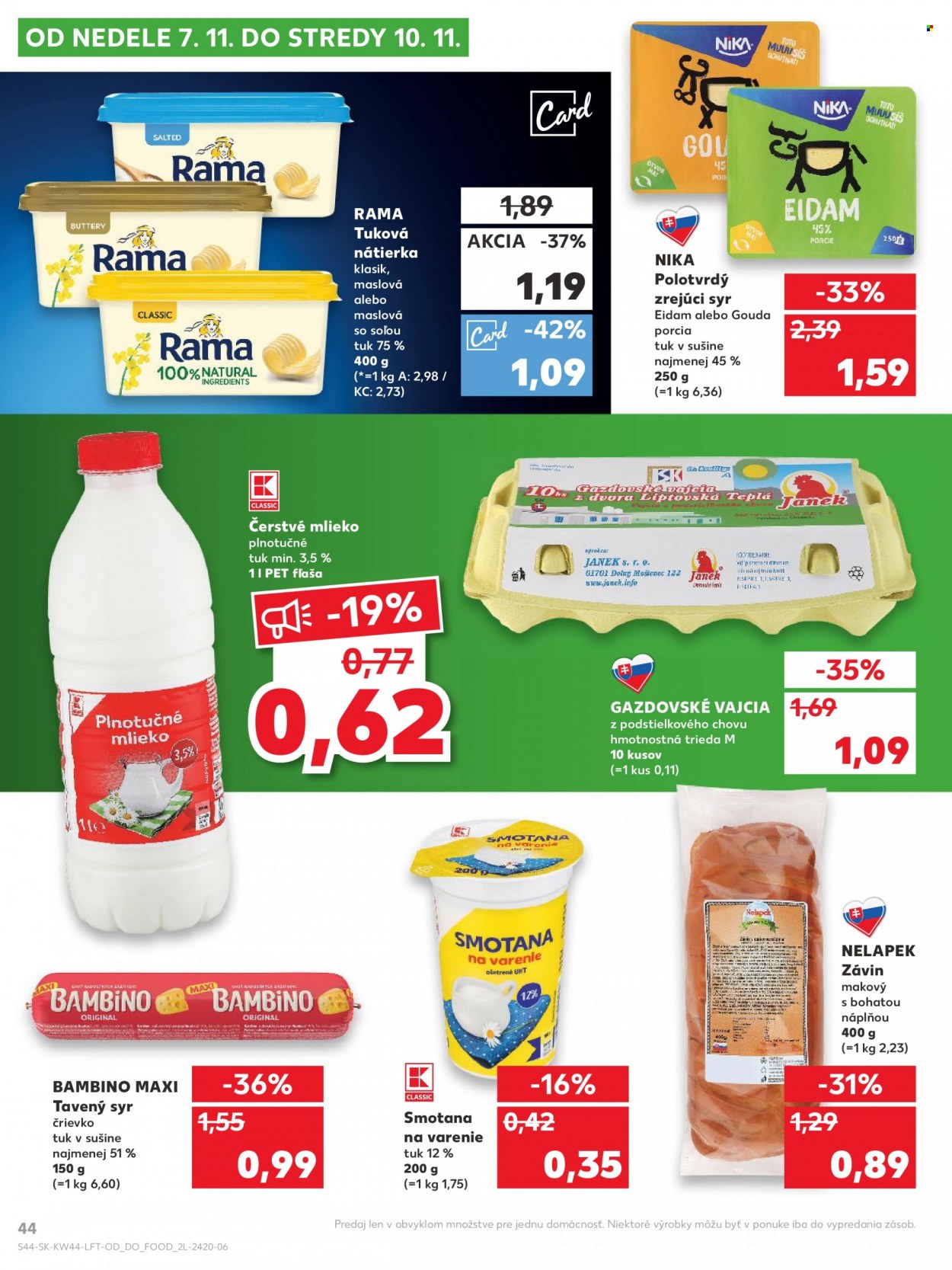 Leták Kaufland - 4.11.2021 - 10.11.2021. Strana 44