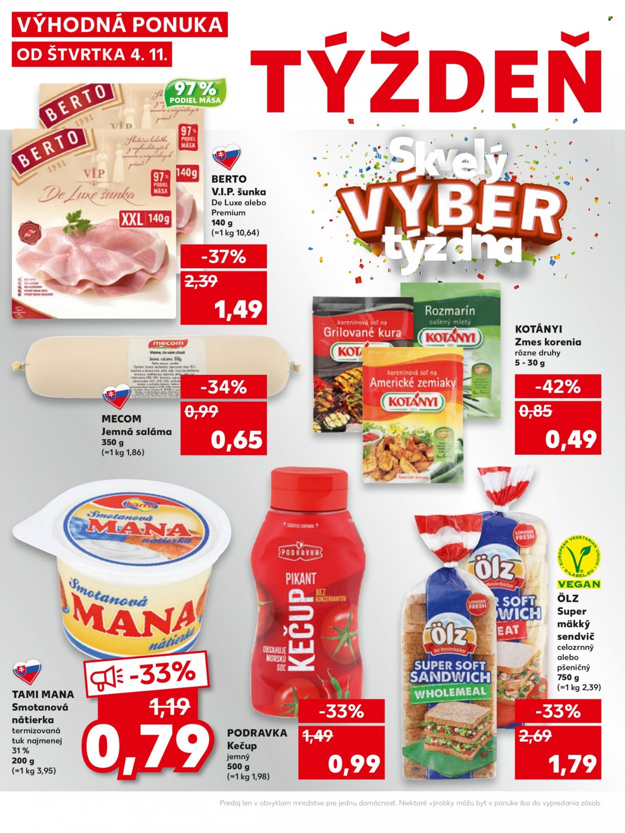 Leták Kaufland - 4.11.2021 - 10.11.2021. Strana 2