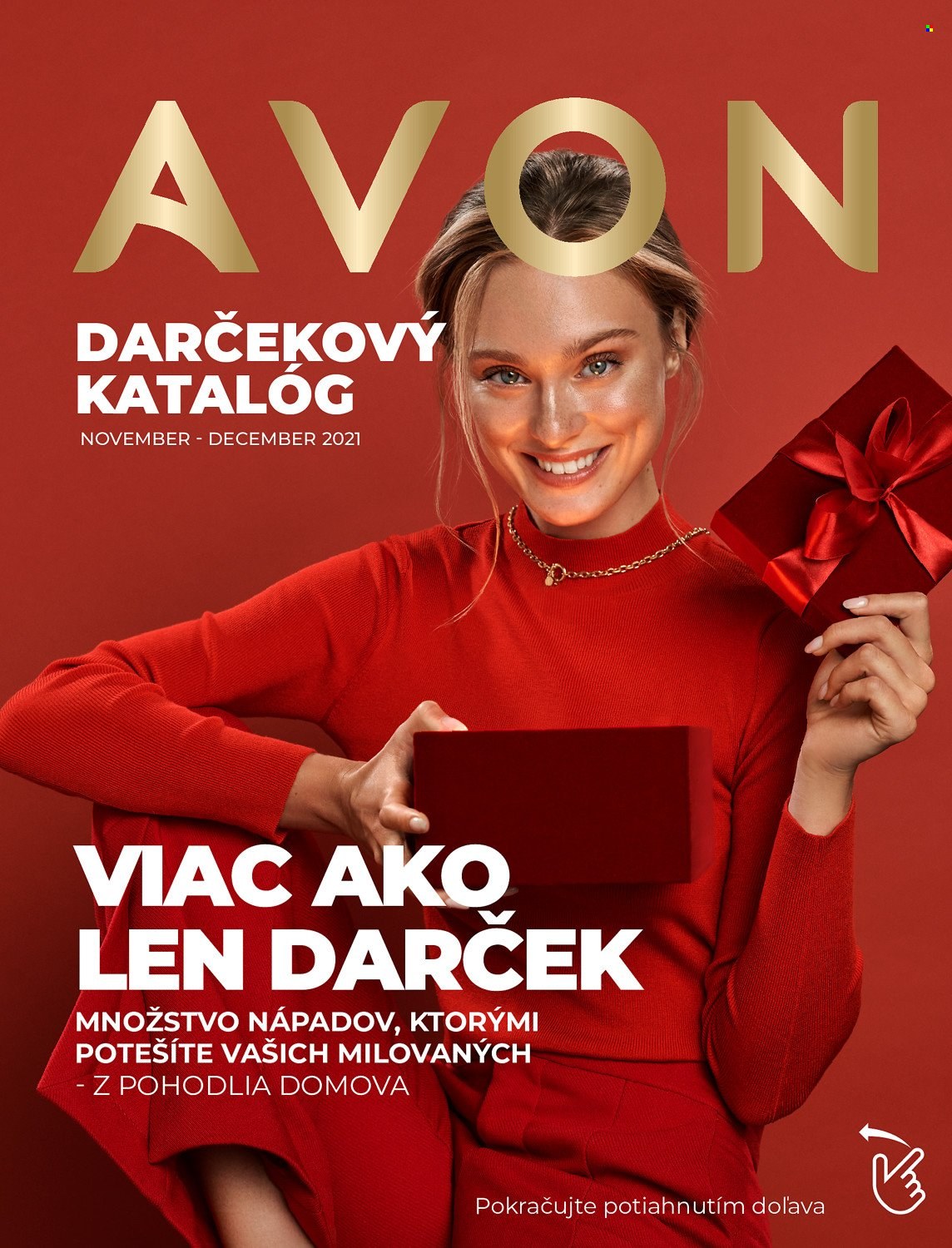 Leták Avon - 1.11.2021 - 31.12.2021. Strana 1