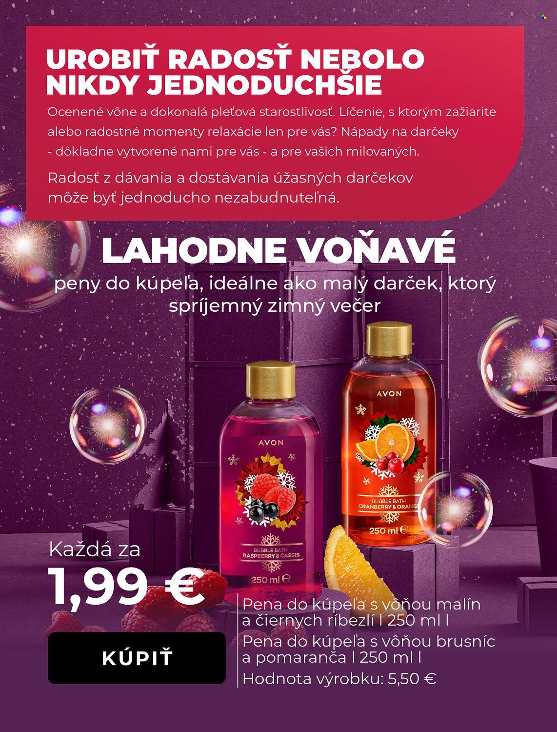Leták Avon - 1.11.2021 - 31.12.2021. Strana 2