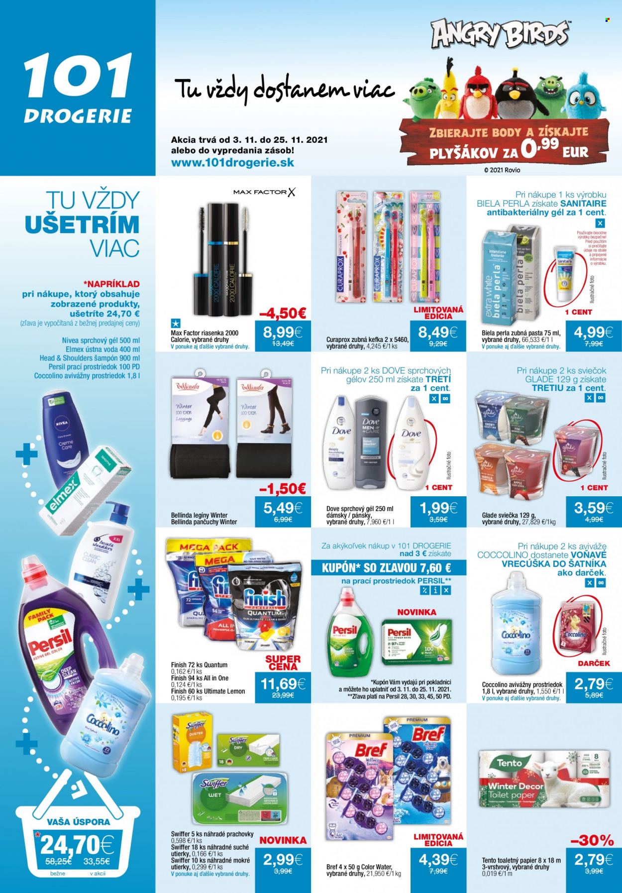 Leták 101 Drogerie - 3.11.2021 - 25.11.2021. Strana 1