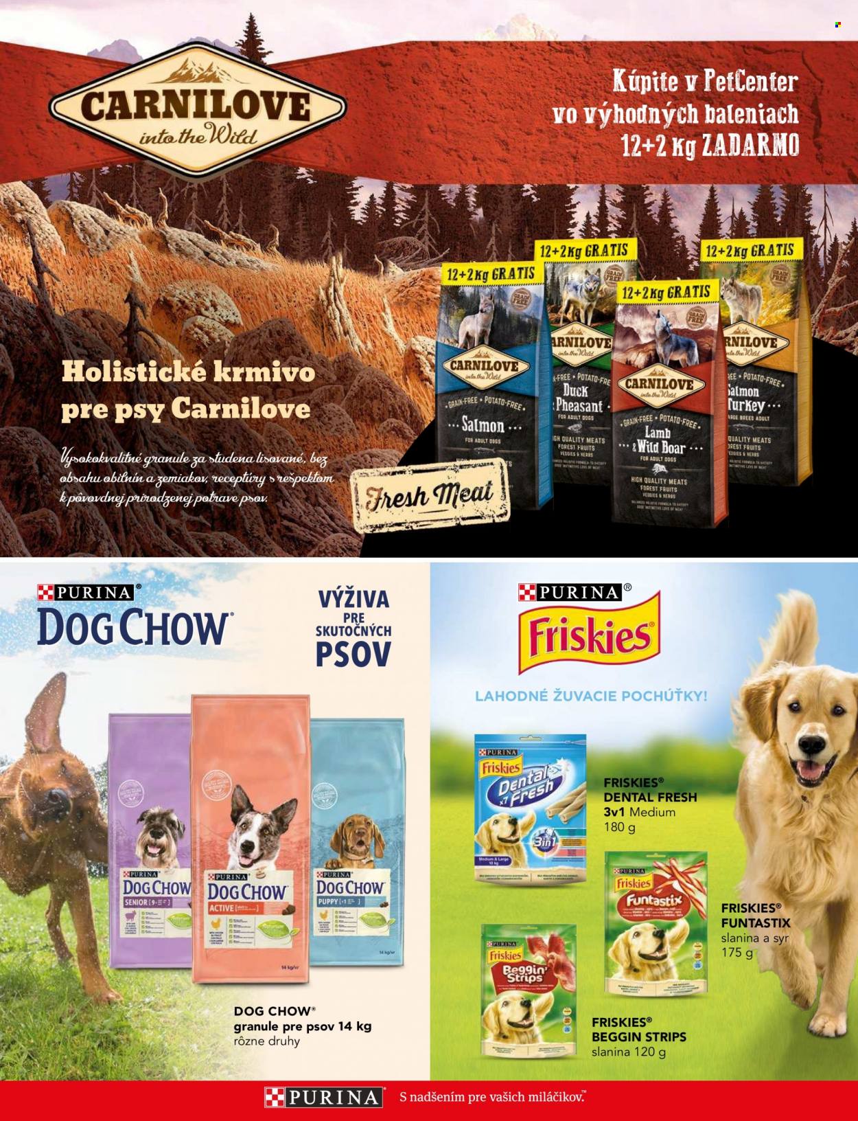 thumbnail - Leták Pet Center - 3.11.2021 - 31.12.2021 - Produkty v akcii - Friskies, krmivo pre psov, granule pre psov, Carnilove. Strana 18.