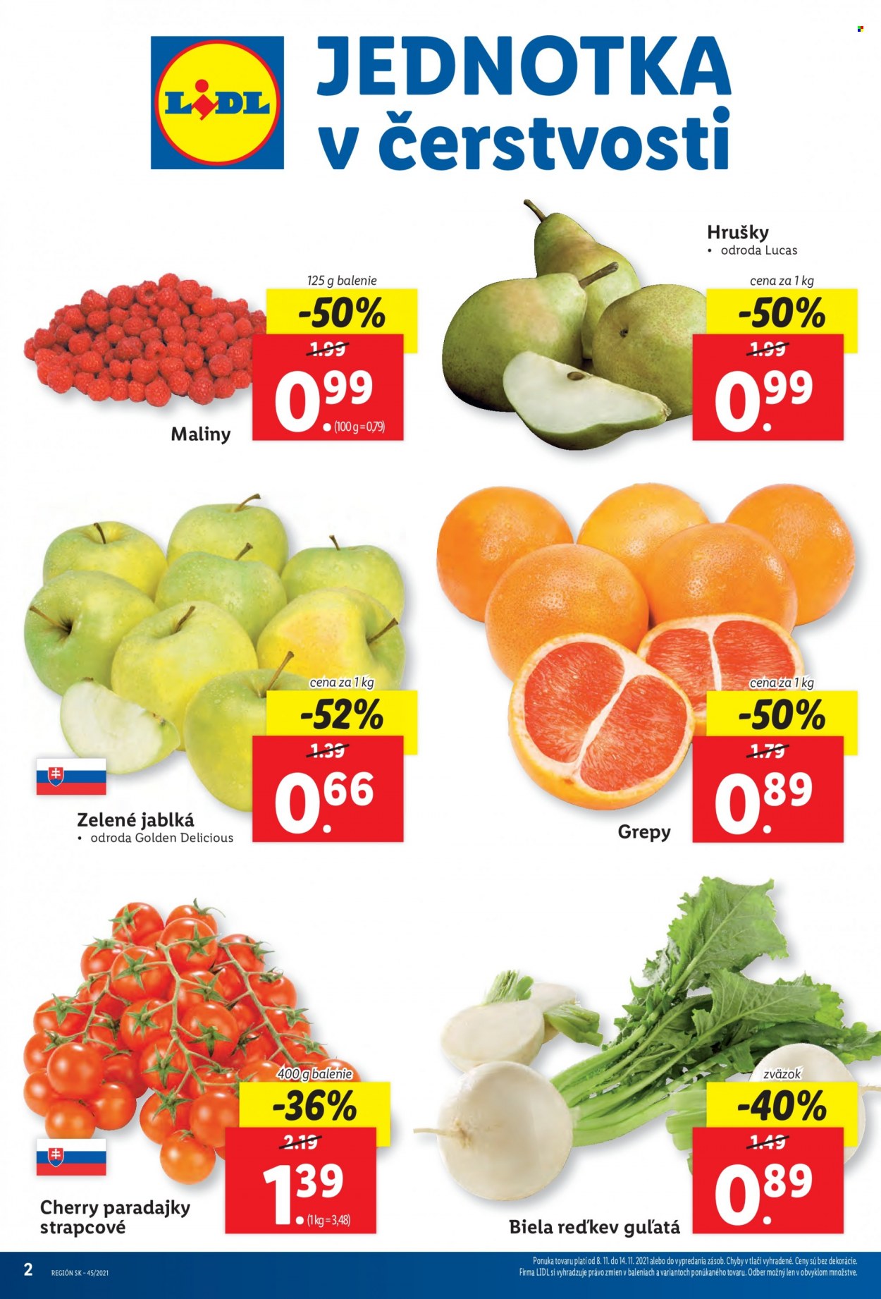 Leták Lidl - 8.11.2021 - 14.11.2021. Strana 2