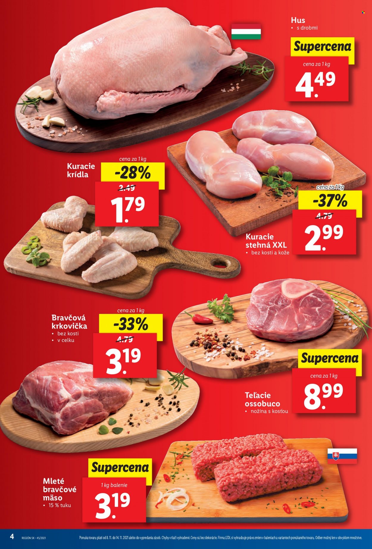 Leták Lidl - 8.11.2021 - 14.11.2021. Strana 4