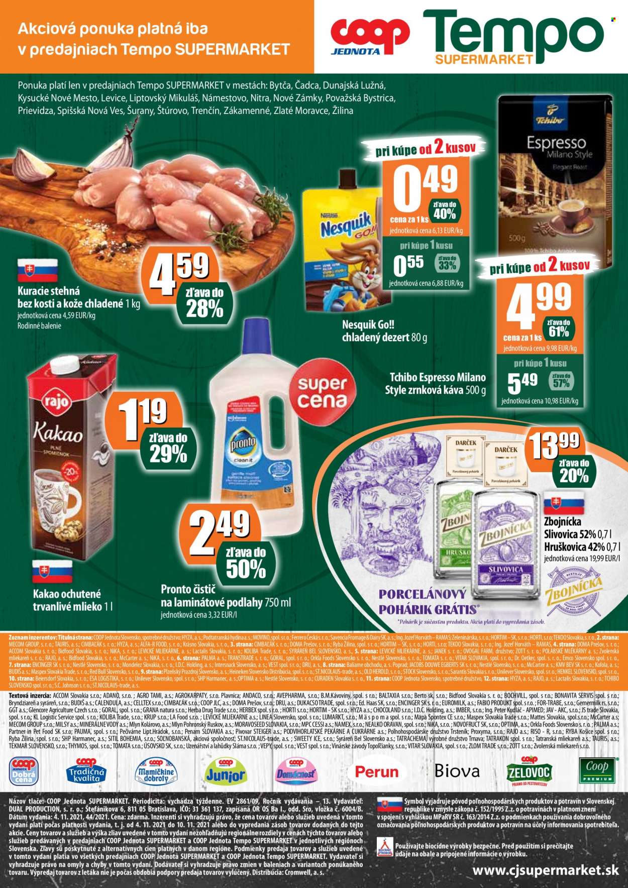 Leták COOP Jednota - 4.11.2021 - 10.11.2021. Strana 12