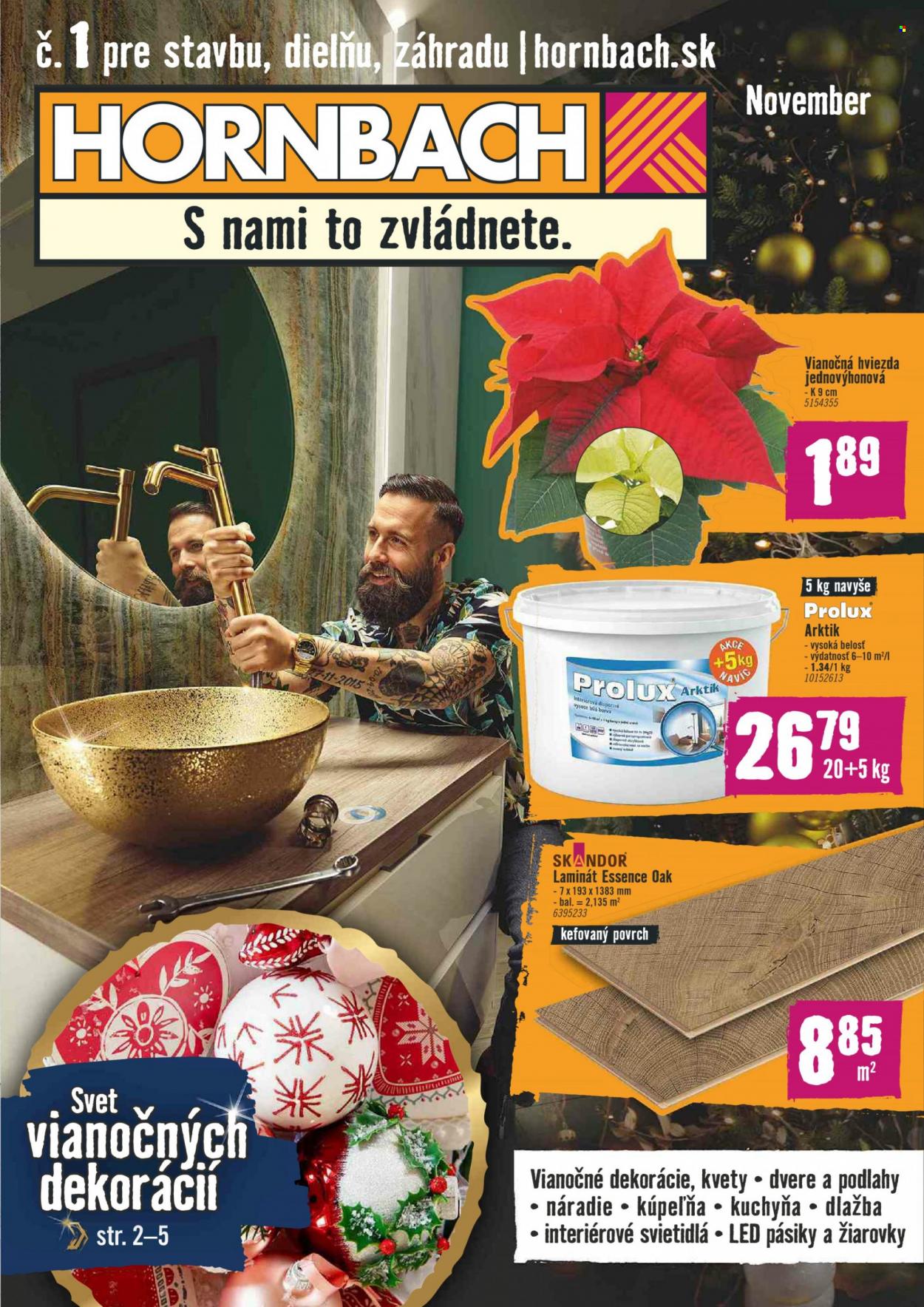 Leták Hornbach - 3.11.2021 - 30.11.2021. Strana 1
