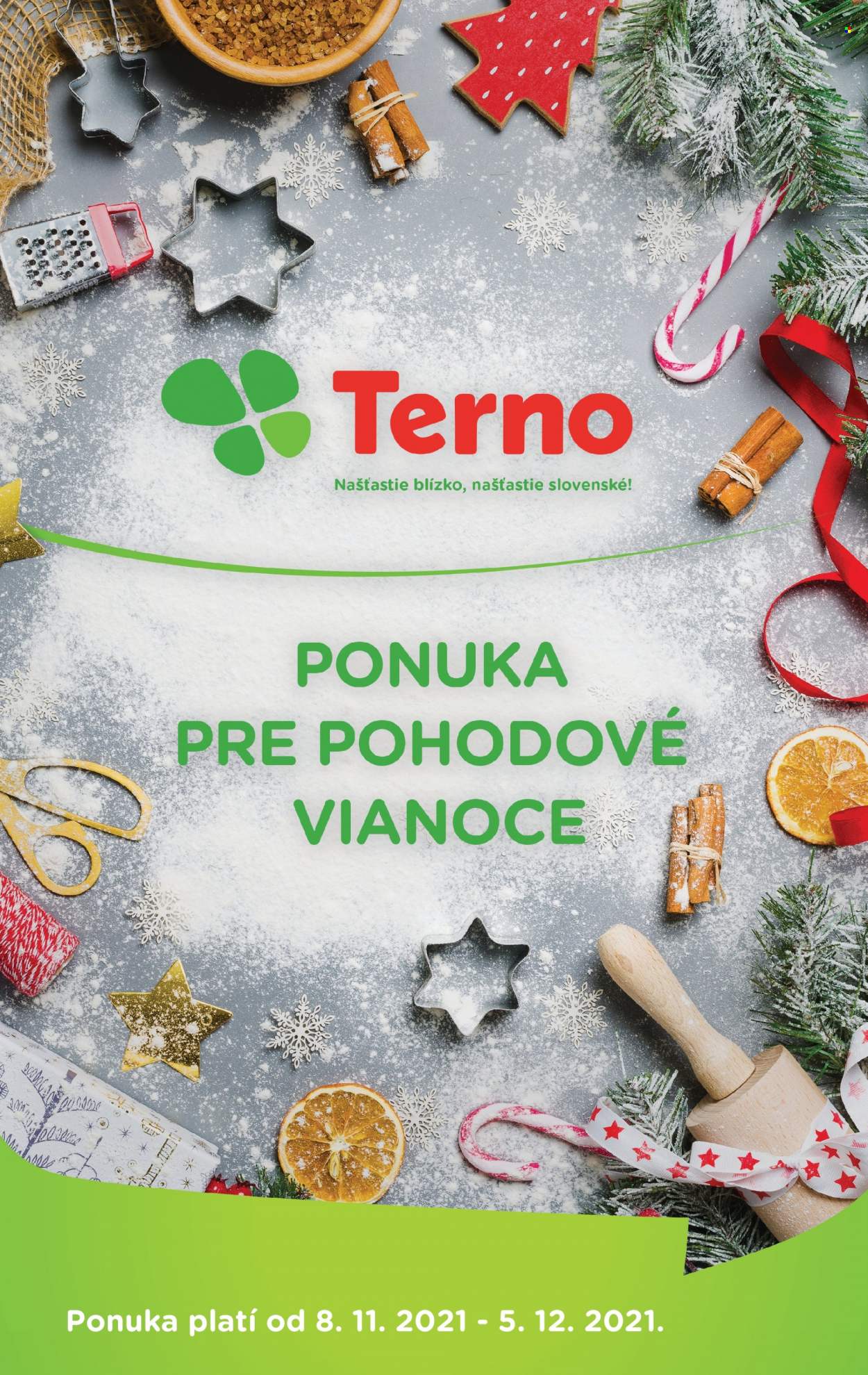 Leták Terno - 8.11.2021 - 5.12.2021. Strana 1