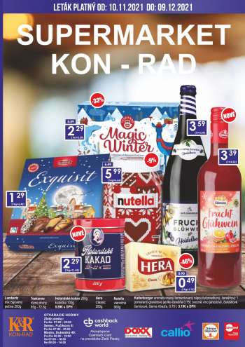 Leták KON-RAD - 10.11.2021 - 9.12.2021.