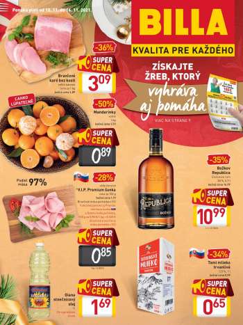 Leták Billa - 10.11.2021 - 16.11.2021.
