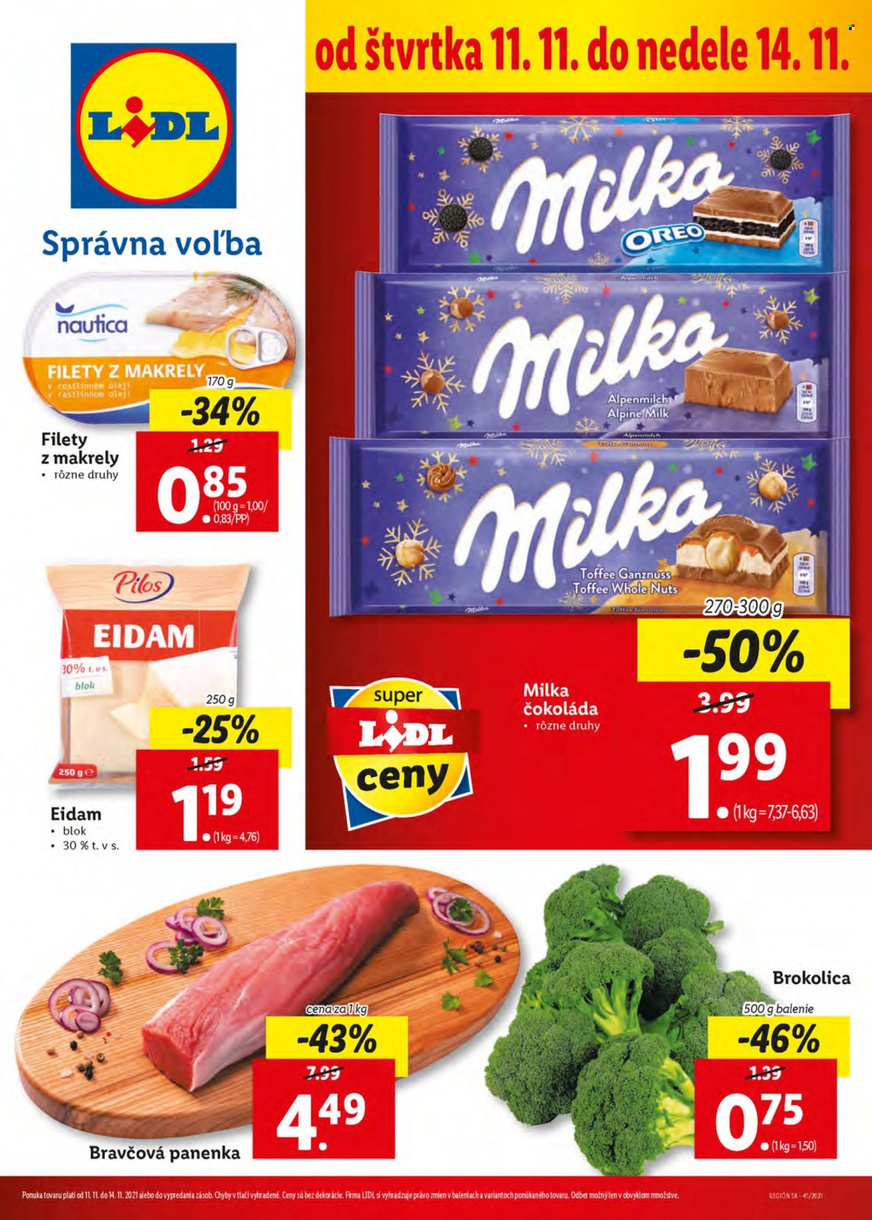 Leták Lidl - 11.11.2021 - 14.11.2021. Strana 1