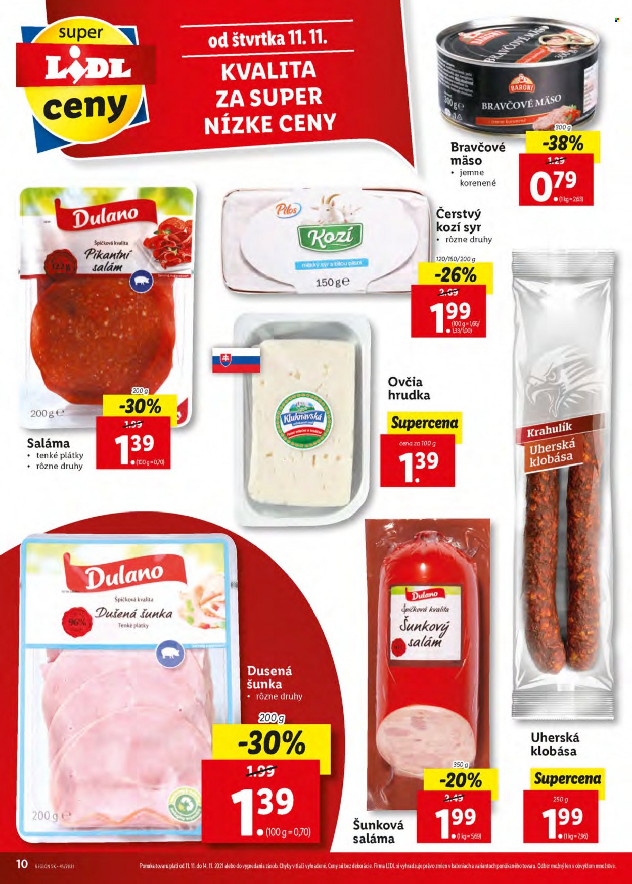 Leták Lidl - 11.11.2021 - 14.11.2021. Strana 10