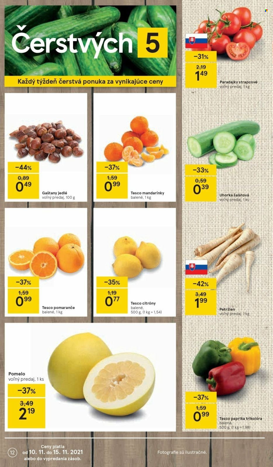 Leták TESCO - 10.11.2021 - 15.11.2021. Strana 12