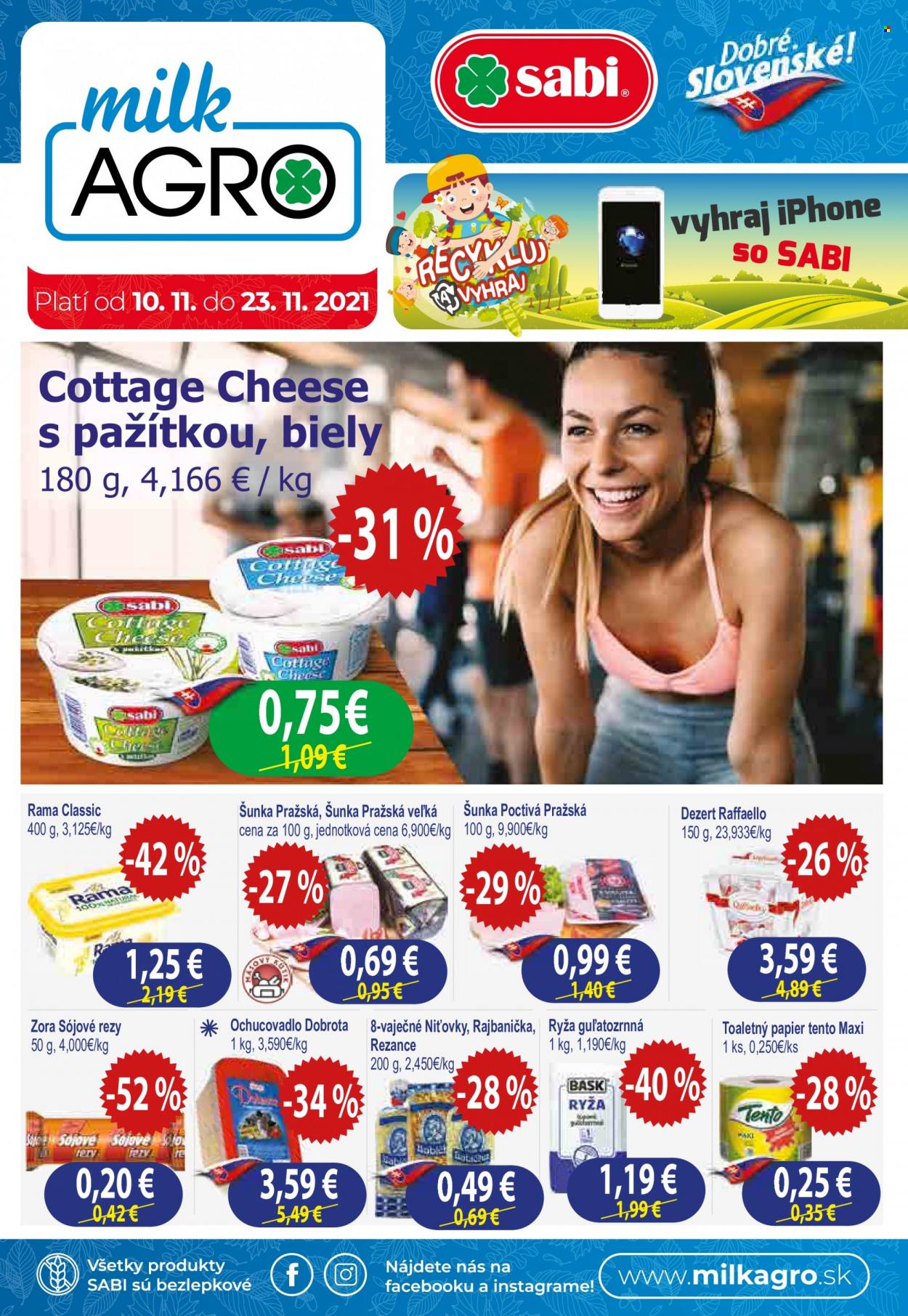 Leták Milk AGRO - 10.11.2021 - 23.11.2021. Strana 1