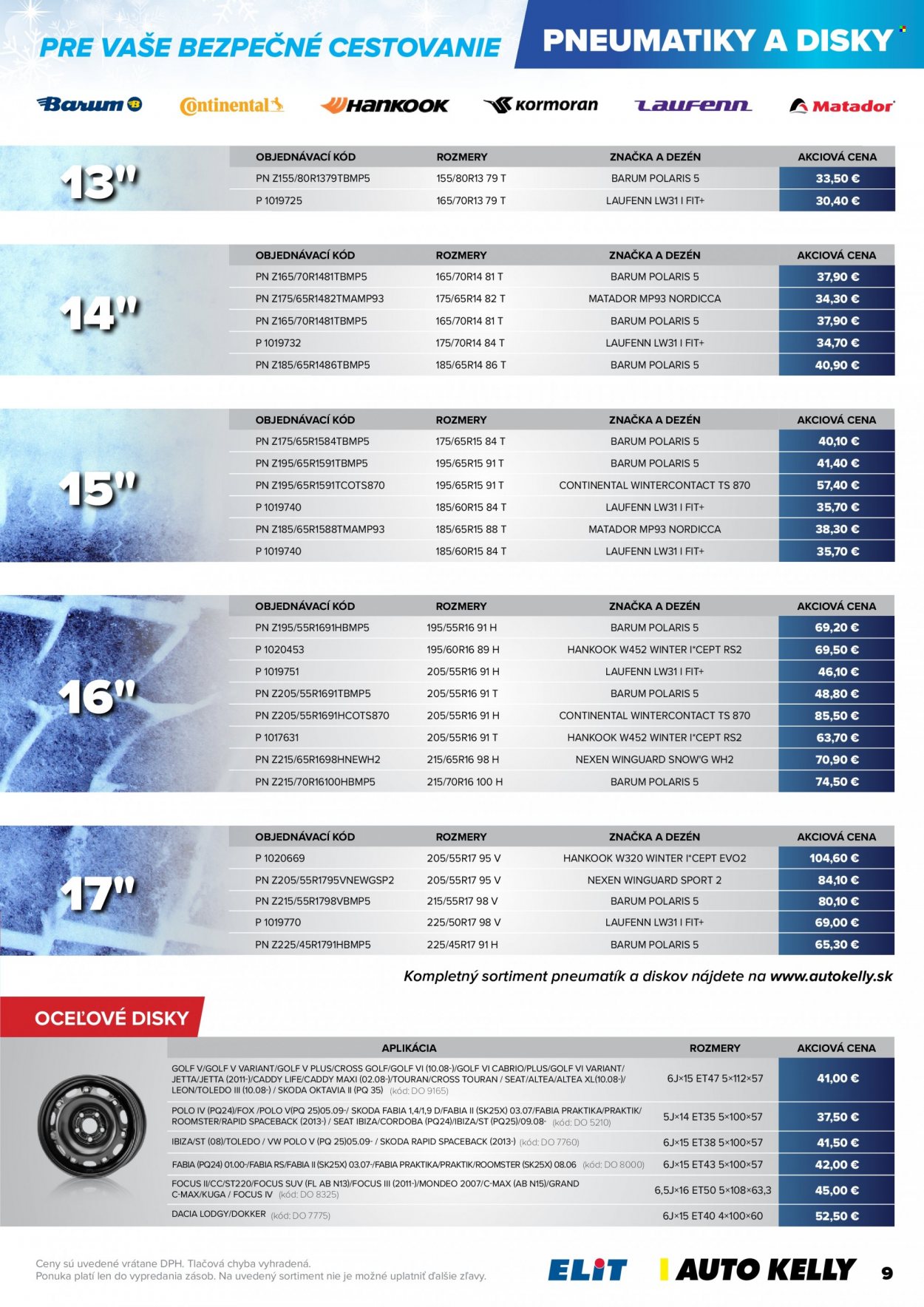 Leták Auto Kelly - 9.11.2021 - 6.12.2021. Strana 9