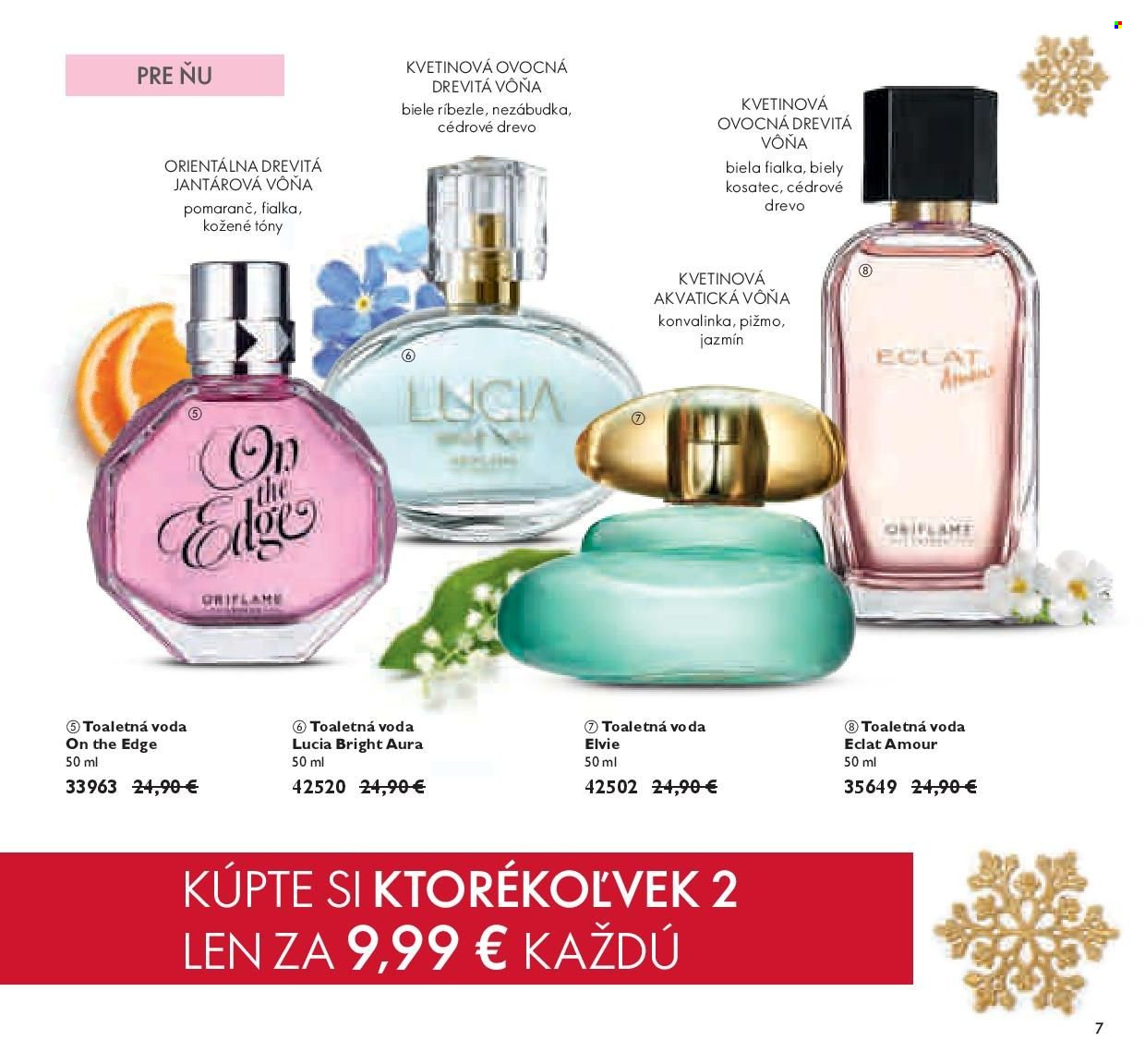 Leták Oriflame - 30.11.2021 - 17.12.2021. Strana 7