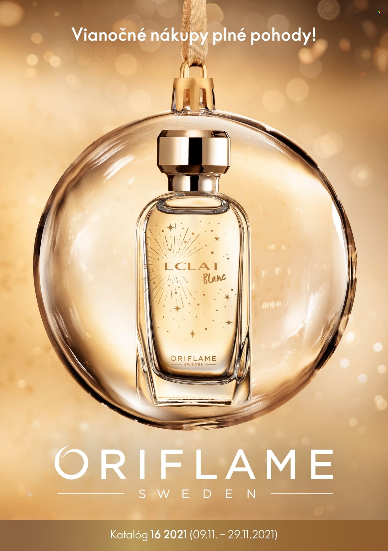 Leták Oriflame - 9.11.2021 - 29.11.2021. Strana 1
