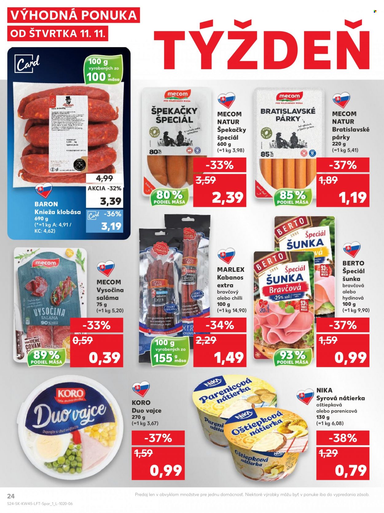 Leták Kaufland - 11.11.2021 - 16.11.2021. Strana 24