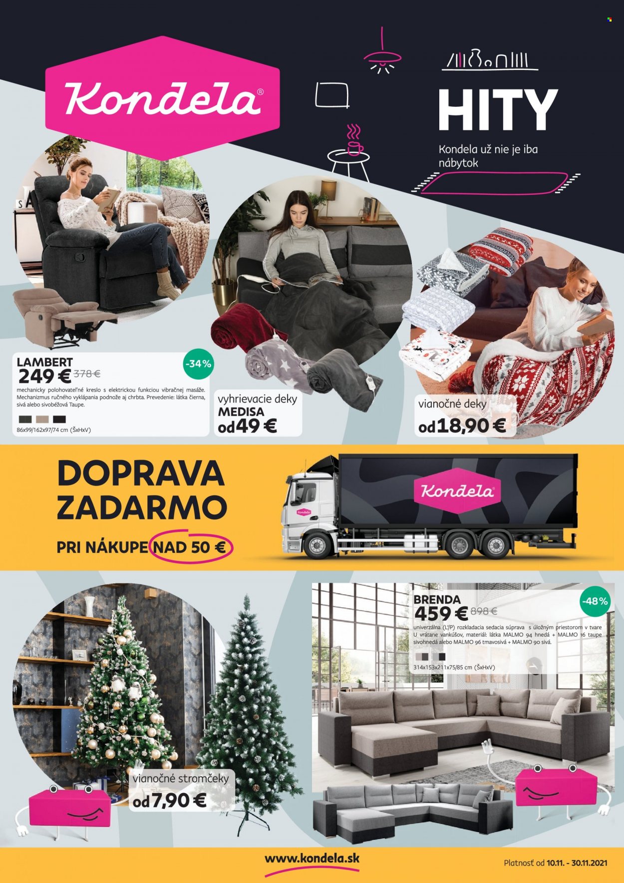 Leták Kondela - 10.11.2021 - 30.11.2021. Strana 1