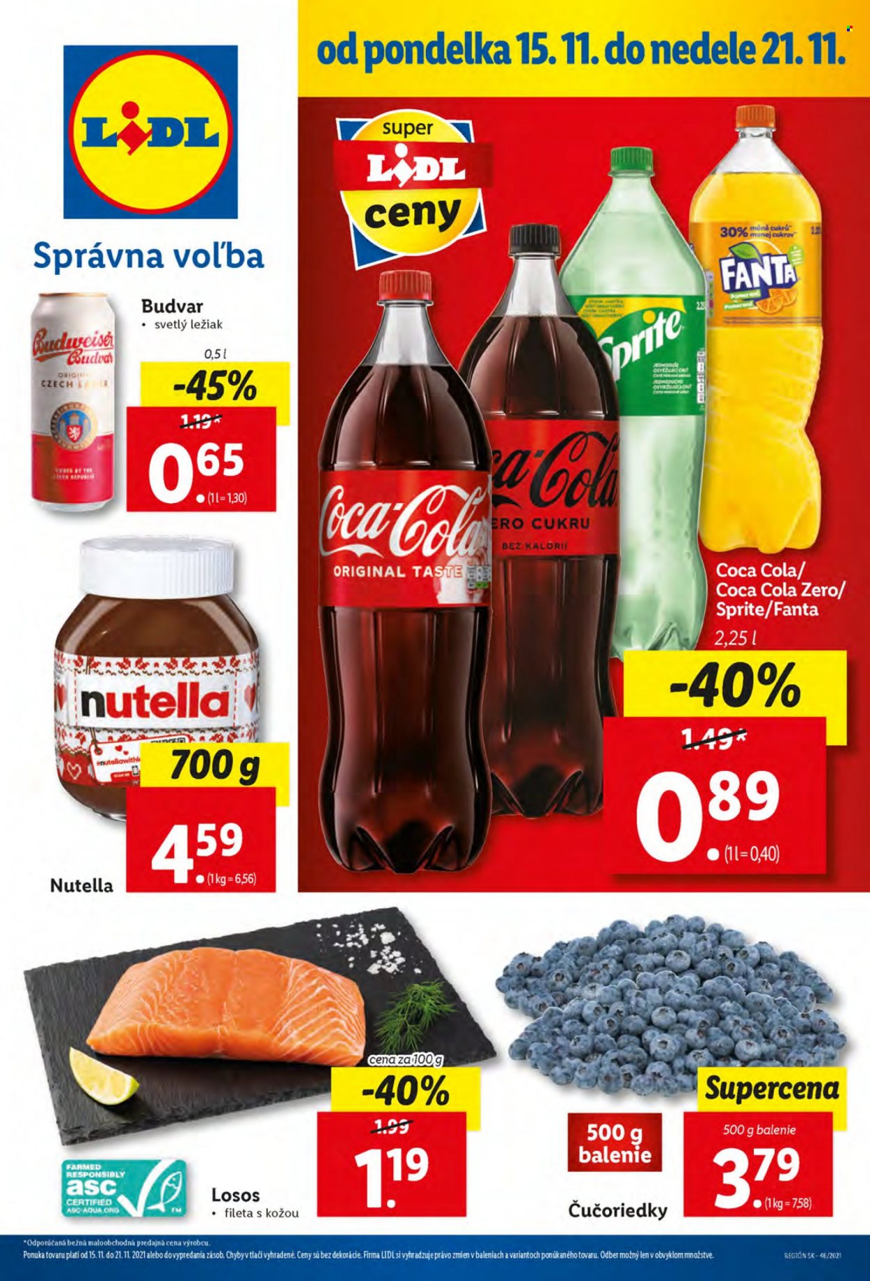 Leták Lidl - 15.11.2021 - 21.11.2021. Strana 1