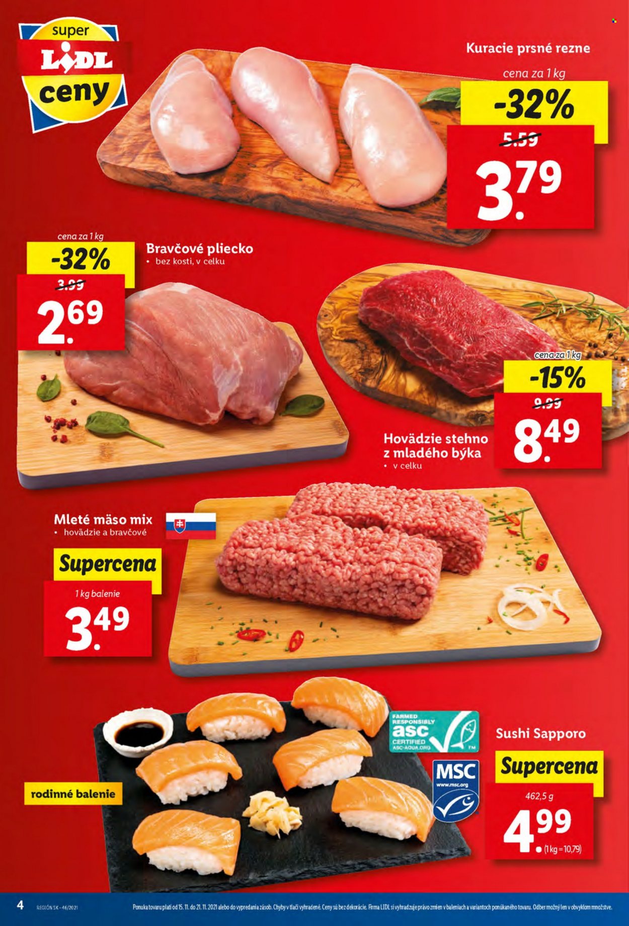 Leták Lidl - 15.11.2021 - 21.11.2021. Strana 4