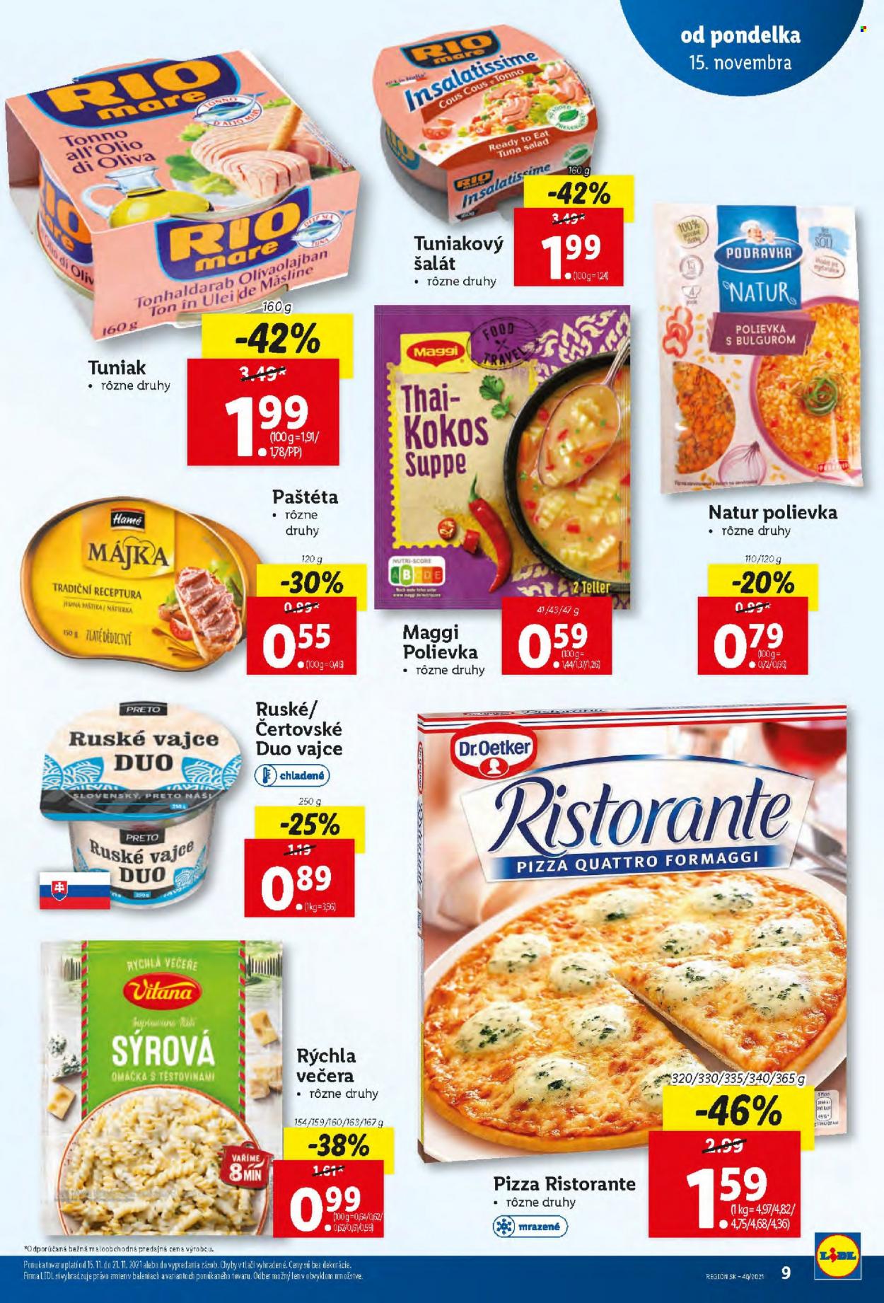 Leták Lidl - 15.11.2021 - 21.11.2021. Strana 9