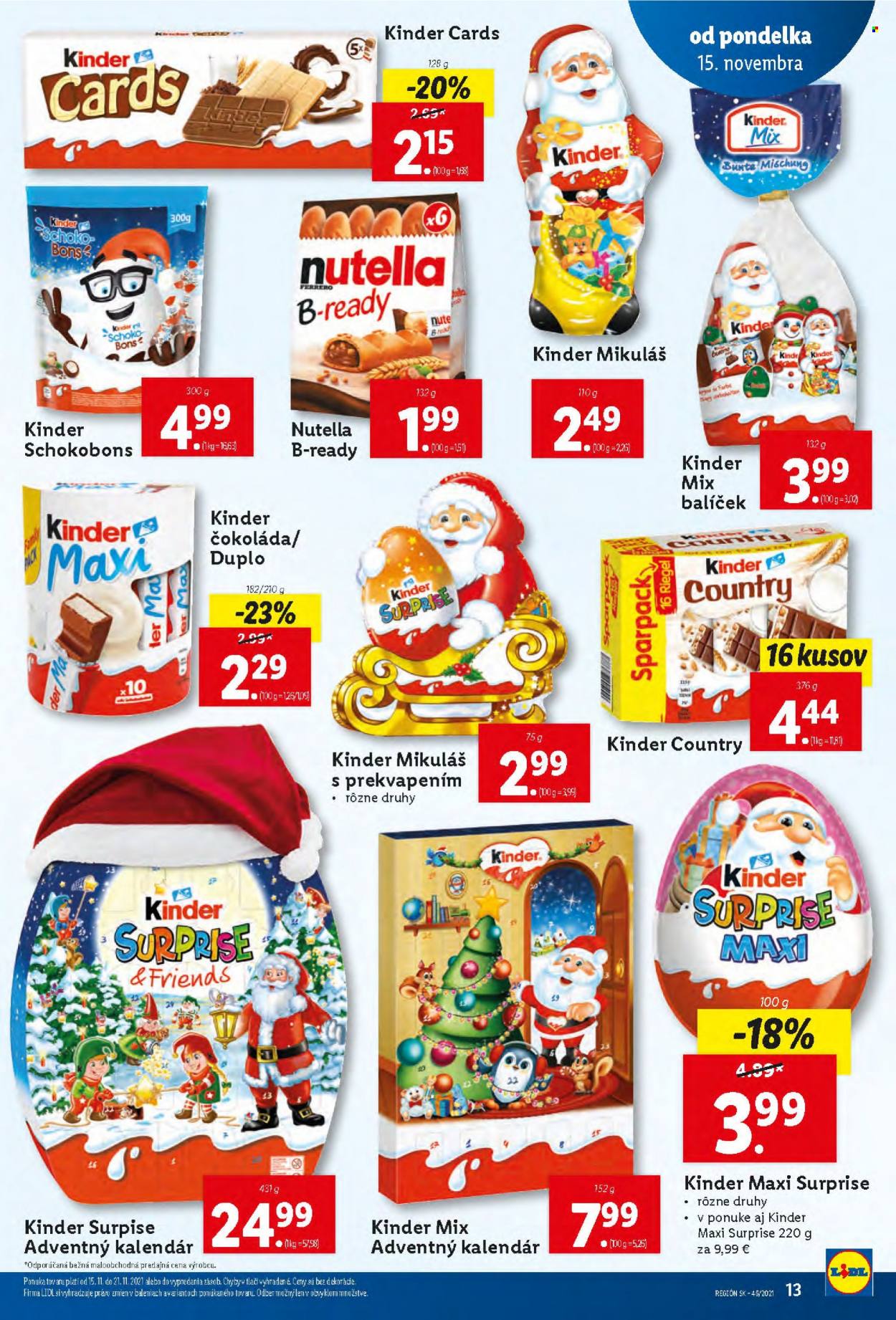 Leták Lidl - 15.11.2021 - 21.11.2021. Strana 13