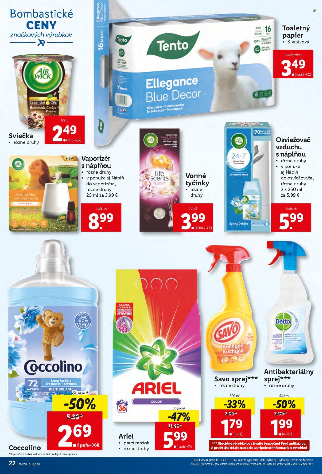Leták Lidl - 15.11.2021 - 21.11.2021. Strana 22