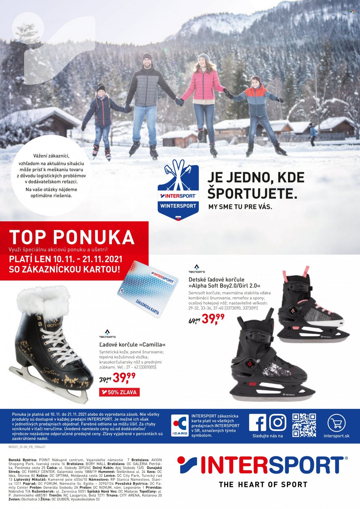 Leták Intersport - 10.11.2021 - 21.11.2021. Strana 8