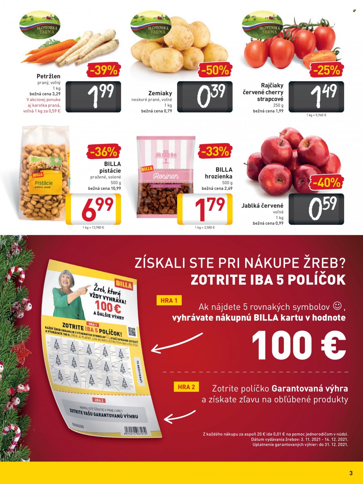 Leták Billa - 18.11.2021 - 23.11.2021. Strana 3