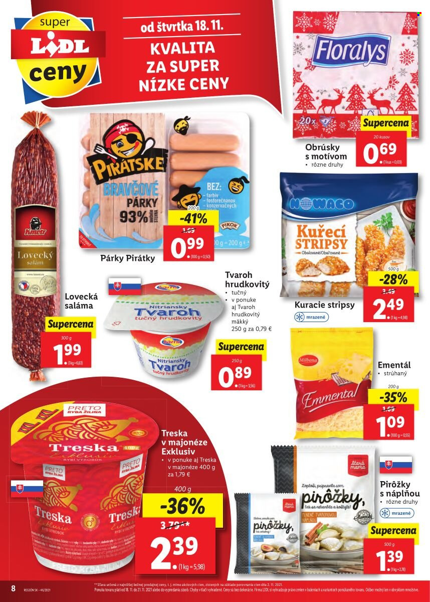 Leták Lidl - 18.11.2021 - 21.11.2021. Strana 8
