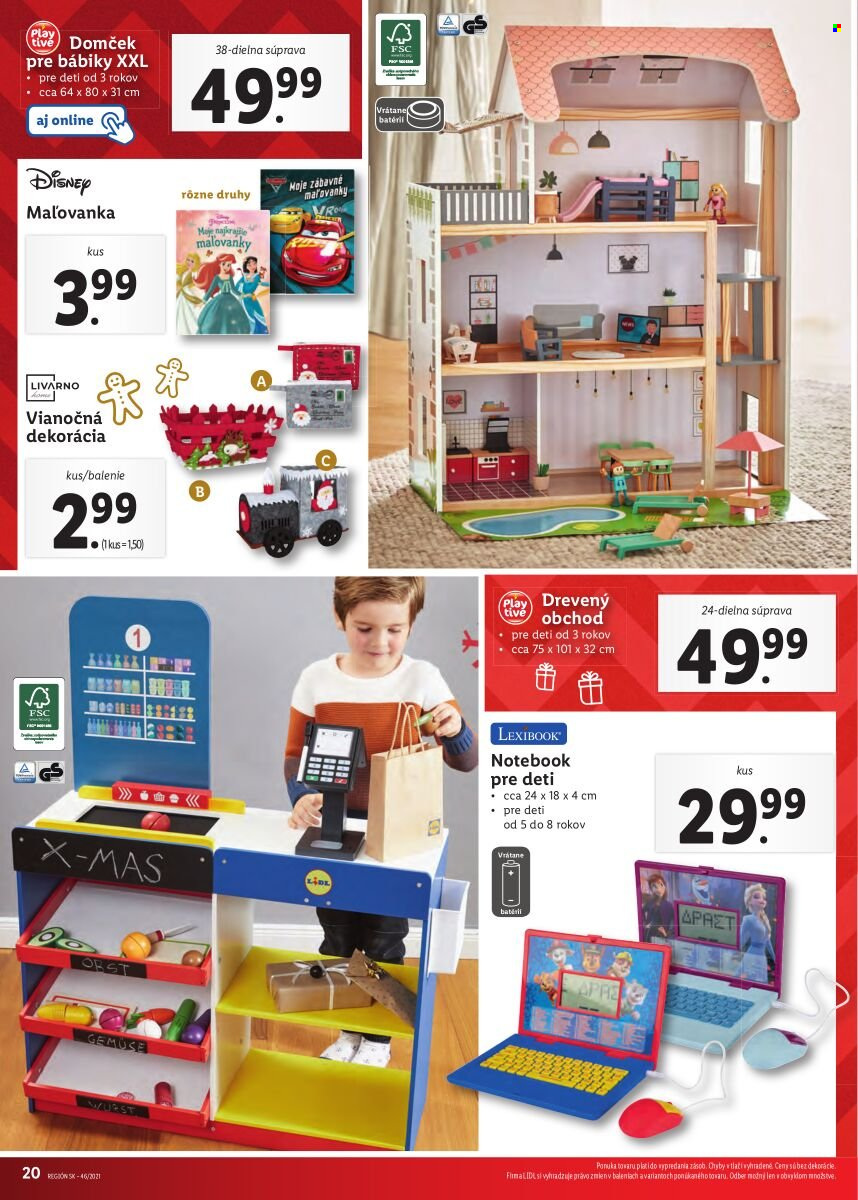 Leták Lidl - 18.11.2021 - 21.11.2021. Strana 20