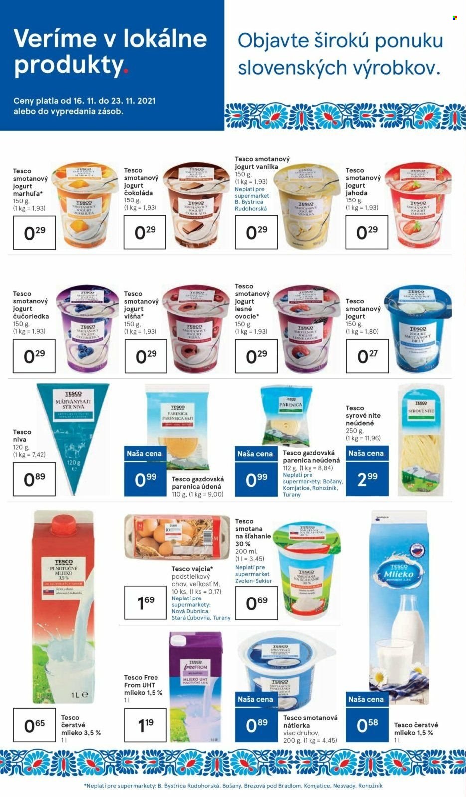 Leták TESCO supermarket - 16.11.2021 - 23.11.2021. Strana 4
